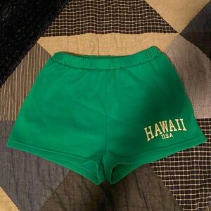 Green Hawaii Sweatshorts